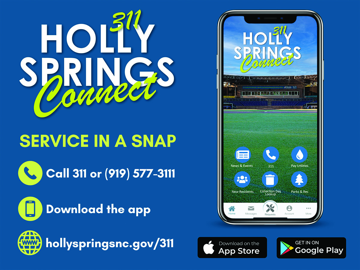 Holly Springs Launches New Way for Residents to Connect with Town Services