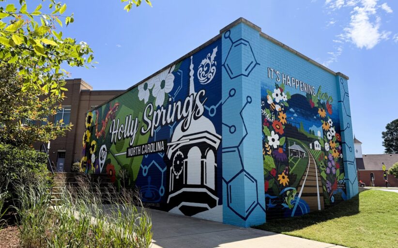 Town of Holly Springs Commissions First Public Mural
