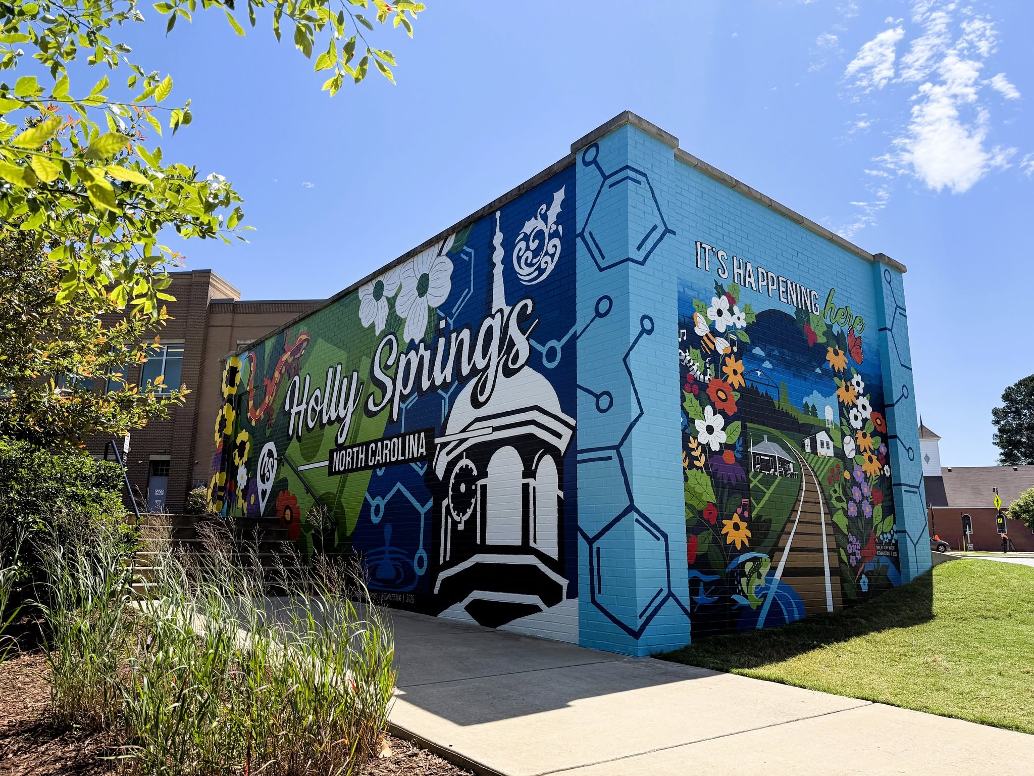 Town of Holly Springs Commissions First Public Mural